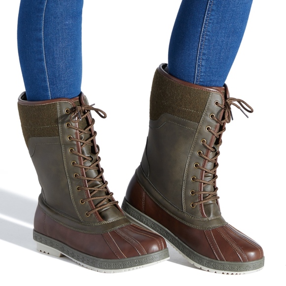 anaelle flannel flat boot